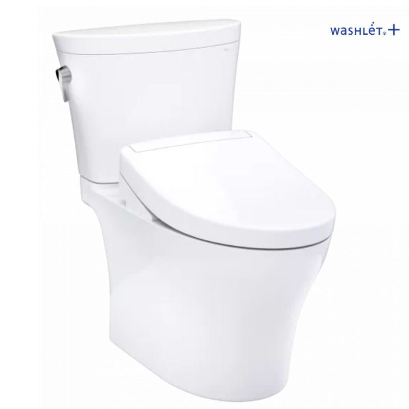 TOTO Aquia® IV Arc WASHLET®+ S5 Two-Piece Toilet - 1.28 GPF/0.9 GPF