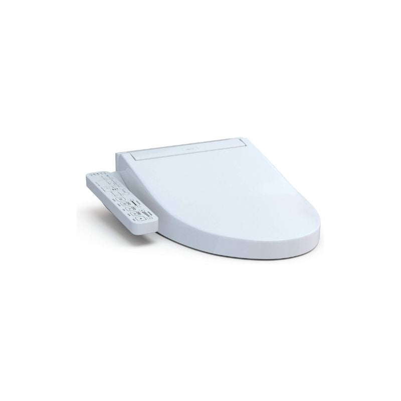 TOTO WASHLET® C2 - Elongated - WASHLET+ - side angle on a white background
