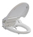 Galaxy Bidet Toilet Seat GB5000 - White toilet seat with cover on a white background