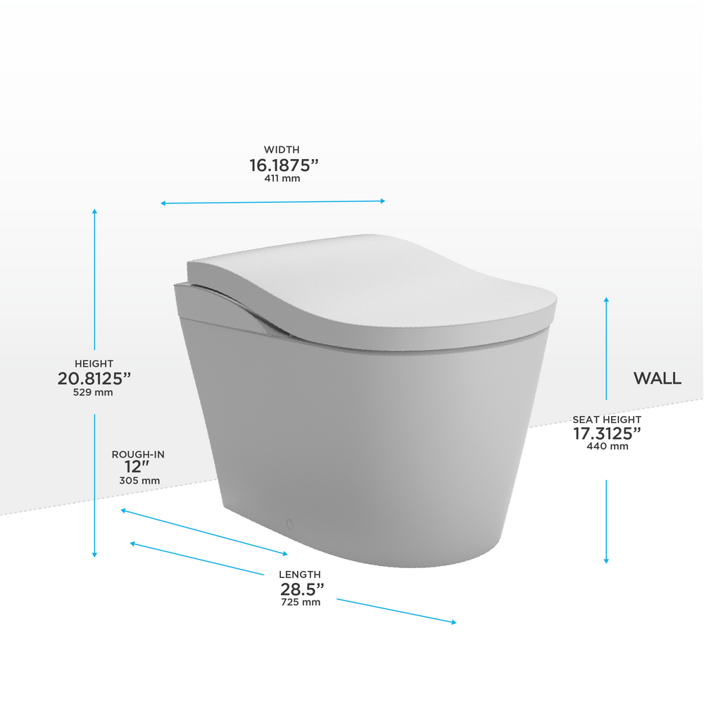Toto Neorest LS Dimensions