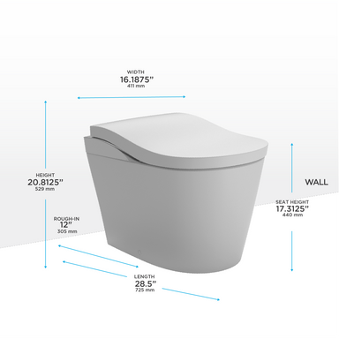 Toto Neorest LS Dimensions