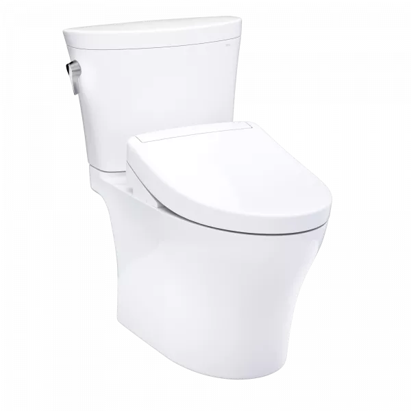 TOTO Aquia IV Arc WASHLET+ S5 Two-Piece Toilet with sleek design and quiet flush