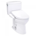 TOTO Drake II WASHLET+ S2 Two-Piece Toilet - 1.28 GPF - White toilet on a white background