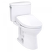 TOTO Drake II WASHLET+ S5 Two-Piece Toilet- White toilet with closed lid