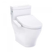 TOTO Aimes WASHLET+ S2 One-Piece Toilet - White toilet on a white background
