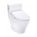 TOTO Aimes WASHLET+ S5 One-Piece Toilet - White toilet on a white background