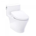 TOTO Nexus WASHLET+ S5 One-Piece Toilet - White toilet on a white background
