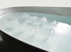 TOTO Flotation Tub With ZERO DIMENSION - Close-up of a bathtub with water and bubbles
