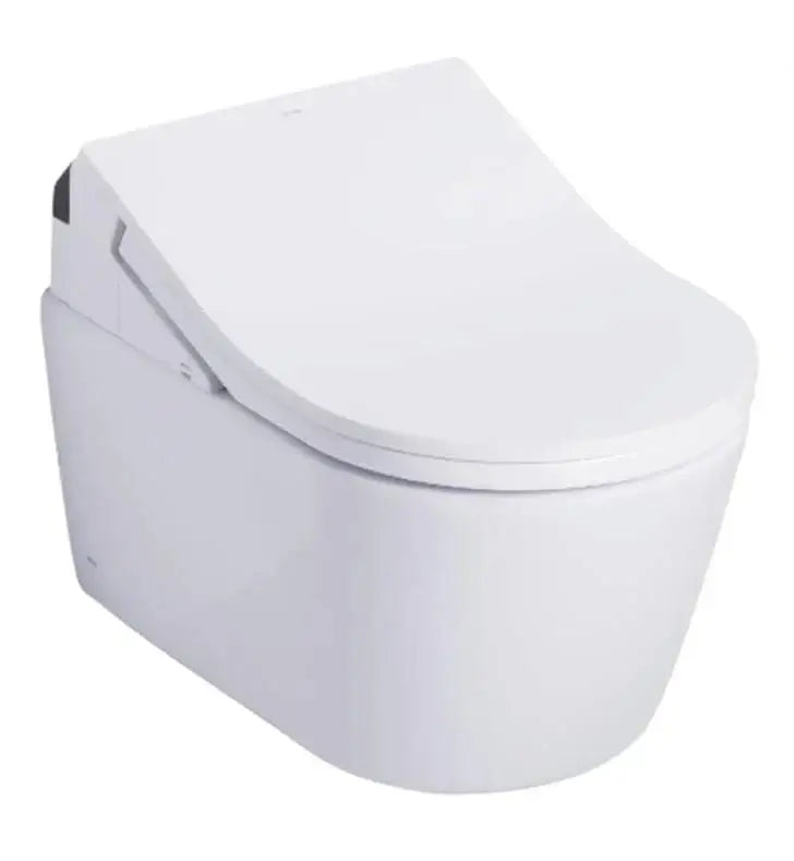 TOTO RP Washlet + RX Wall-Hung Toilet with electronic bidet seat, high-efficiency flush, and heated seat in space-saving design.
