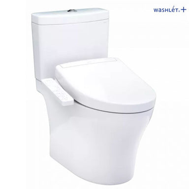 TOTO Aquia® IV WASHLET®+ S2 Two-Piece Toilet - 1.28 GPF/0.9 GPF - Universal Height