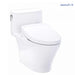 TOTO Nexus® WASHLET®+ S5 One-Piece Toilet - 1.28 GPF - White toilet with washlet+ branding on a white background