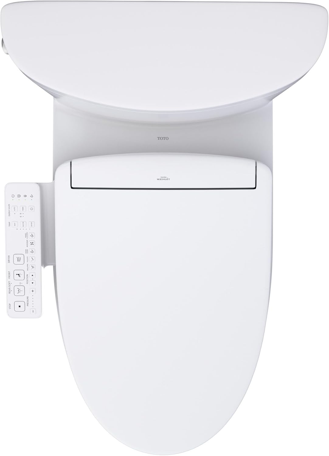 TOTO Aquia IV Arc WASHLET S2 Two-Piece Toilet top view