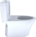TOTO Aquia IV Two-Piece Toilet - Universal Height - left side view on a white background