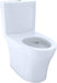 TOTO Aquia IV Two-Piece Toilet - Universal Height - No lid on a white background