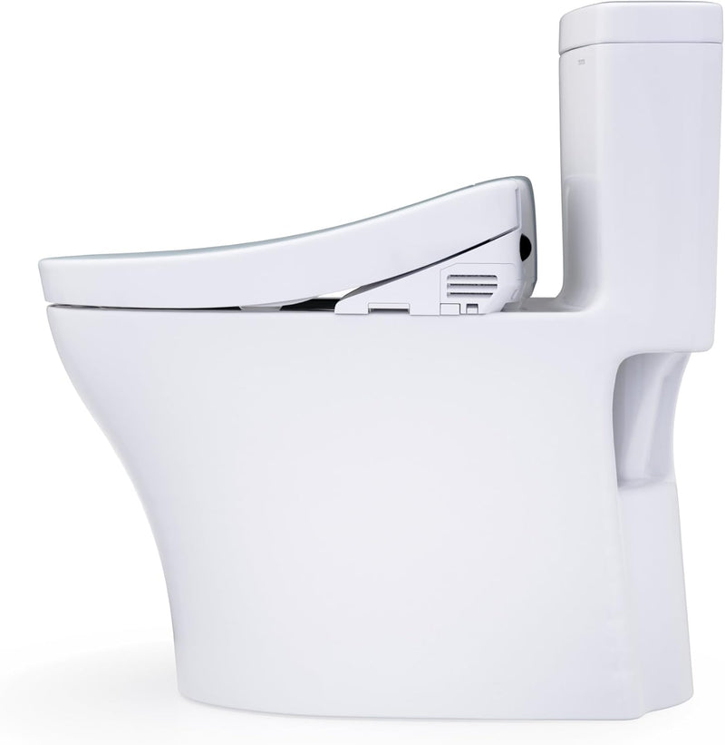 TOTO Aquia IV WASHLET+ S5 One-Piece Toilet - left side
