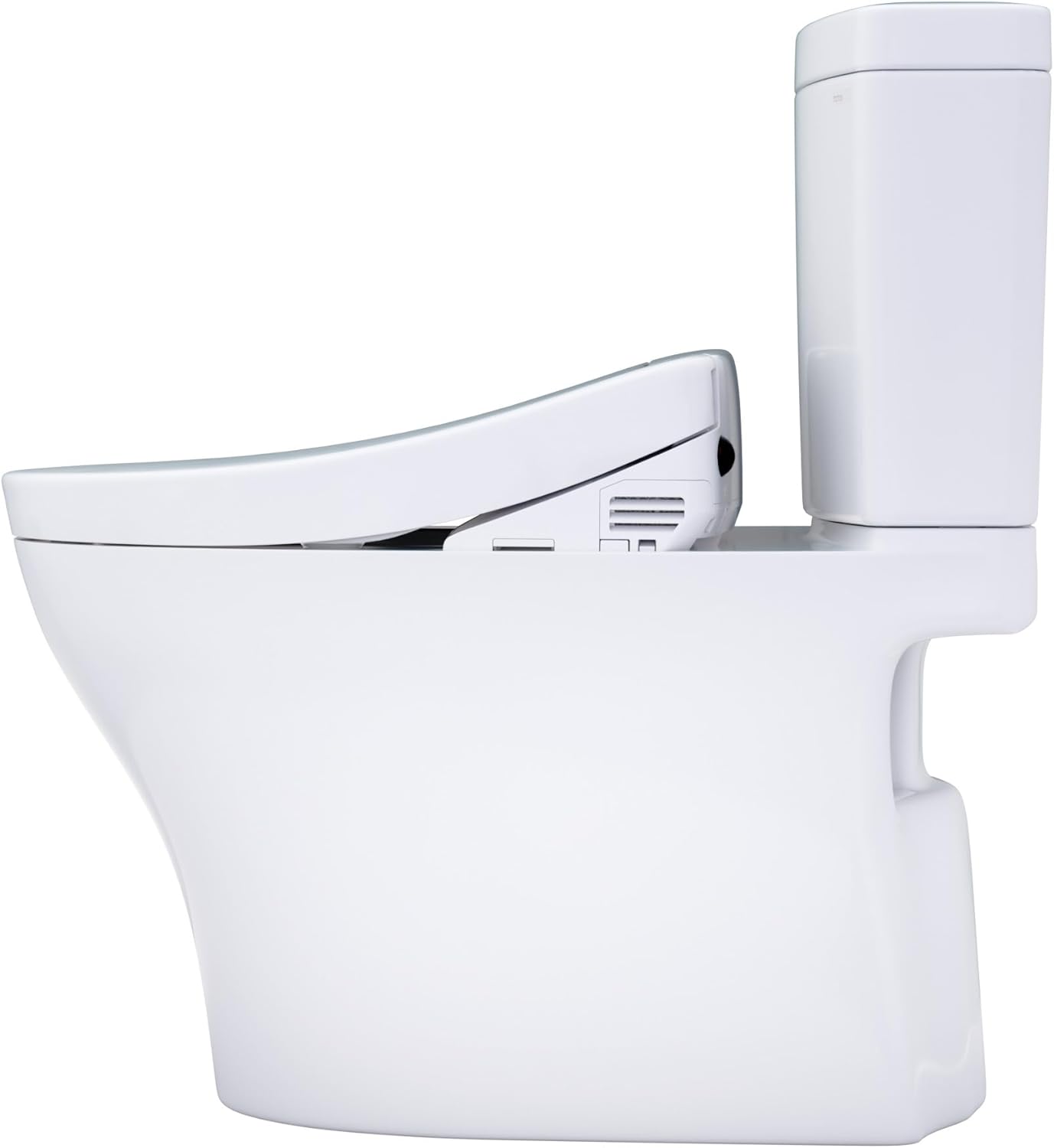 TOTO Aquia IV WASHLET+ S5 Two-Piece Toilet left side
