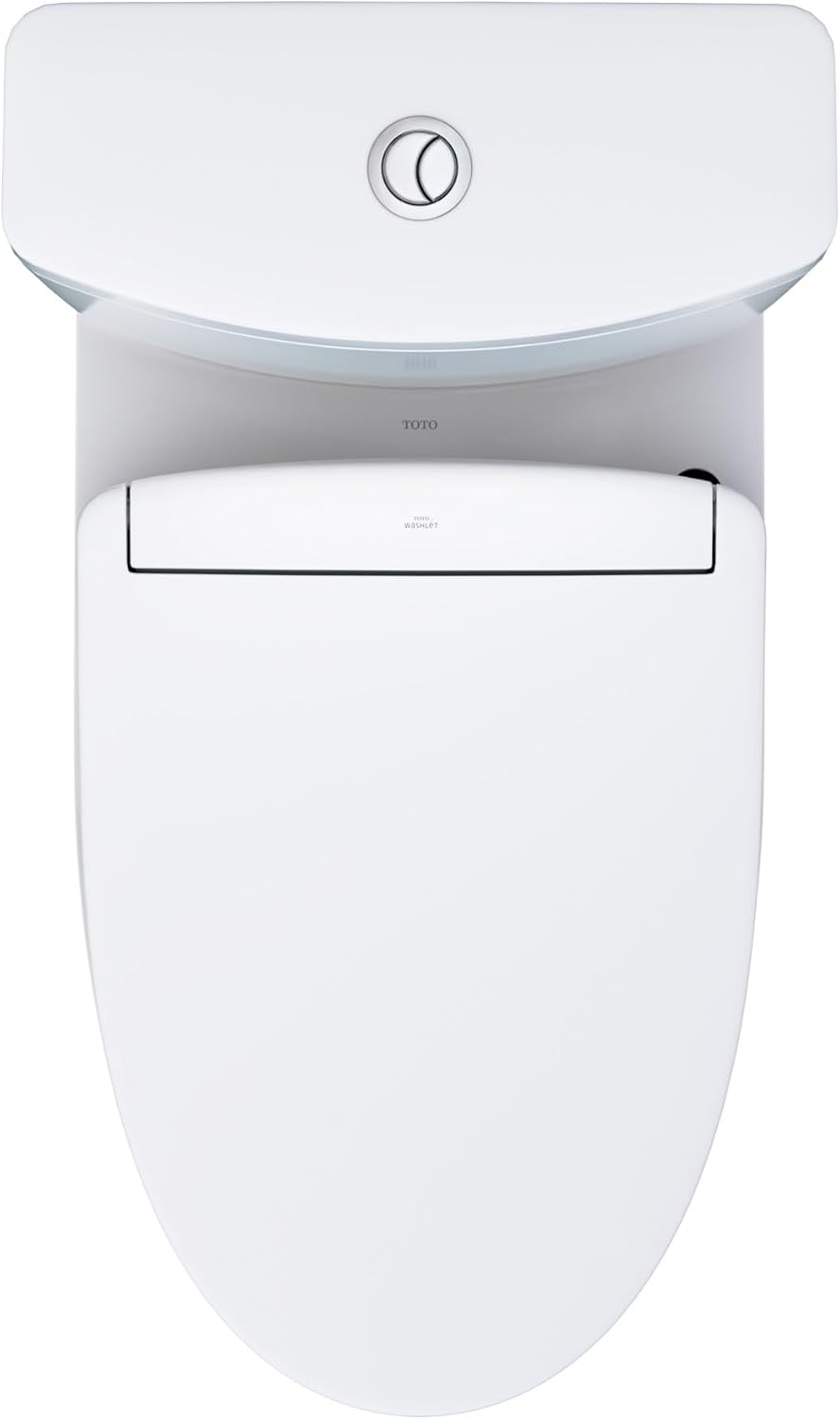 TOTO Aquia IV WASHLET+ S5 Two-Piece Toilet  top view