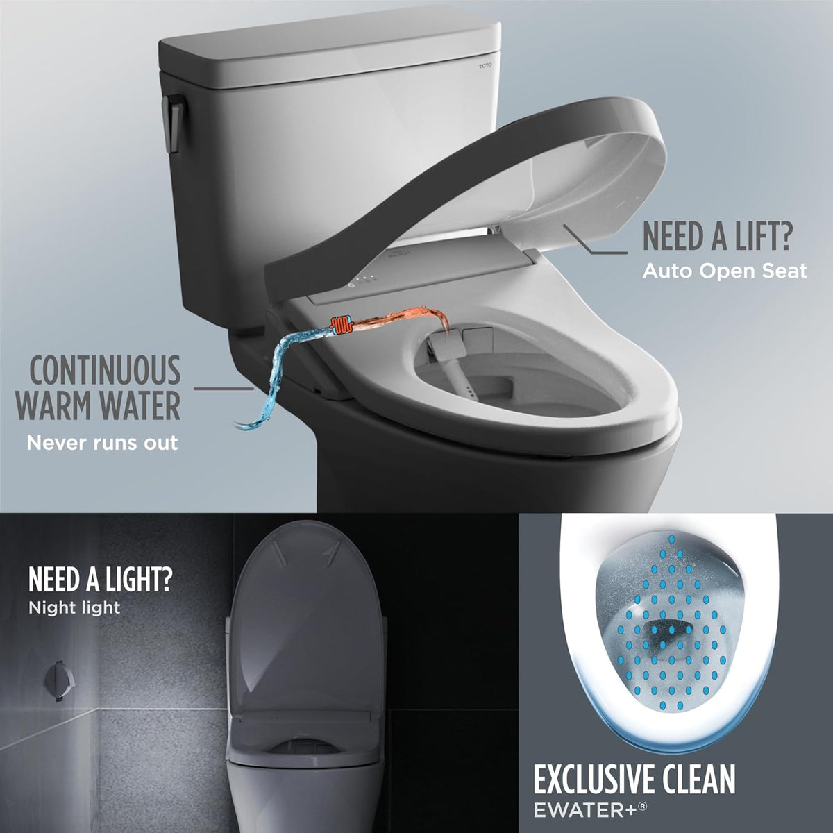 TOTO Drake II 1G Washlet + S7A Two-Piece