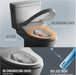 TOTO Nexus Washlet+ S7A One-Piece - Toilet with heated seat, air dryer, and deodorizer features on a gray background