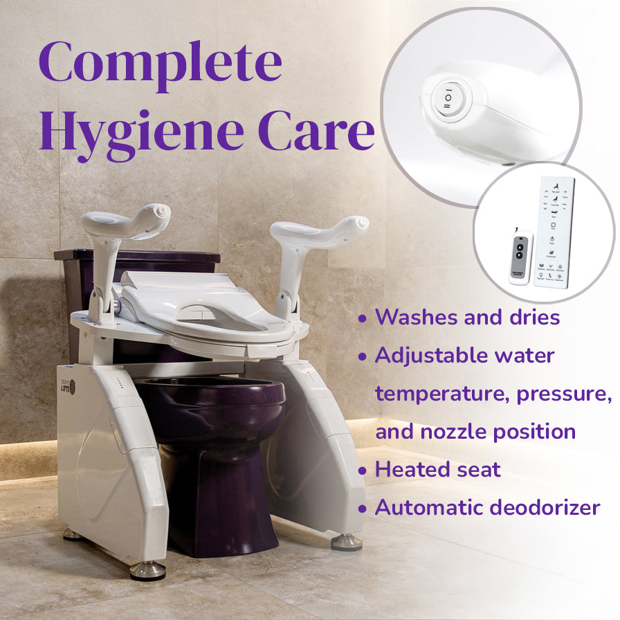 Dignity Lifts Bidet Toilet Lift WL2 - key features
