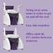 Dignity Lifts Bidet Toilet Lift WL2 - arm rests and other features on a purple background
