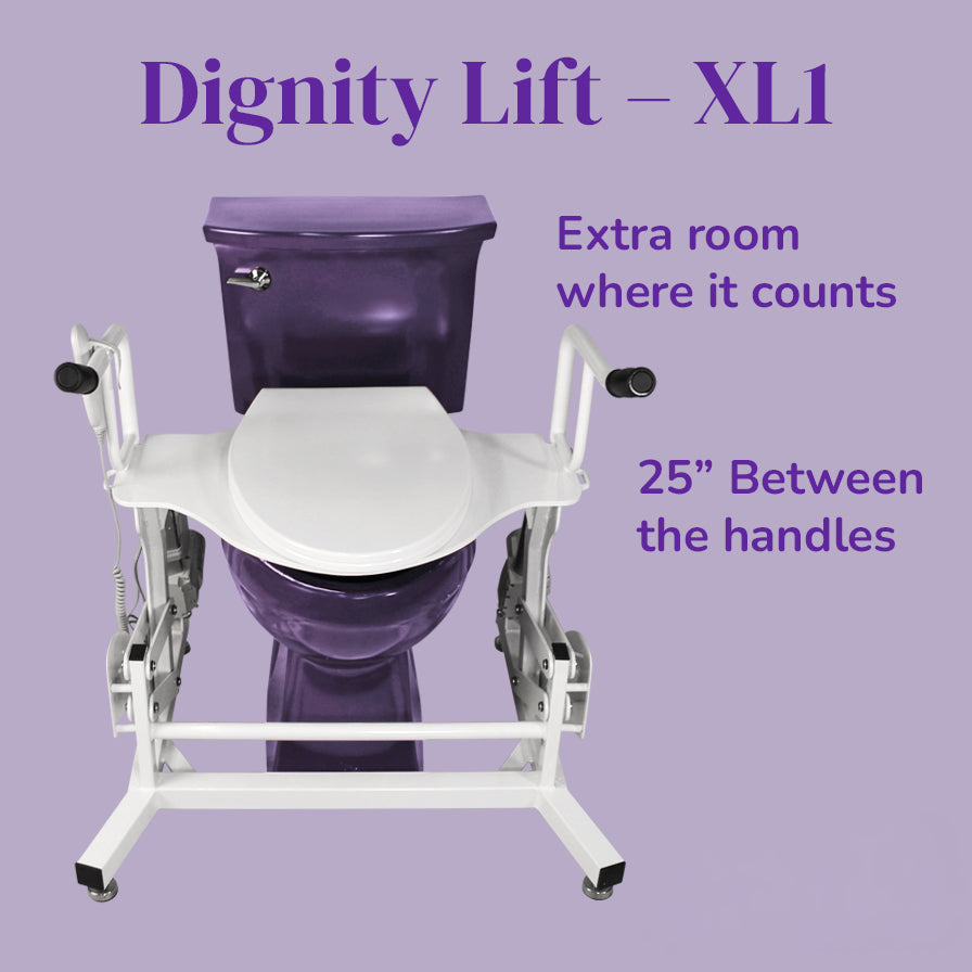 Dignity Lifts Extra Large Toilet Lift XL1