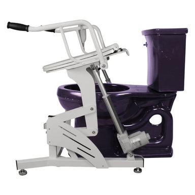 Dignity Lift Extra Large Toilet Lift XL1 - A toilet lift chair shown against a plain white background. 