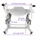 Dignity Lift Extra Large Toilet Lift XL1 - Specs