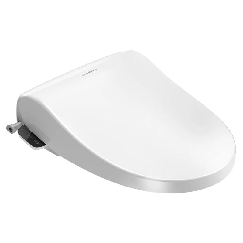 American Standard Advanced Clean 2.5 Electric SpaLet Bidet Seat - White toilet seat cover on a white background