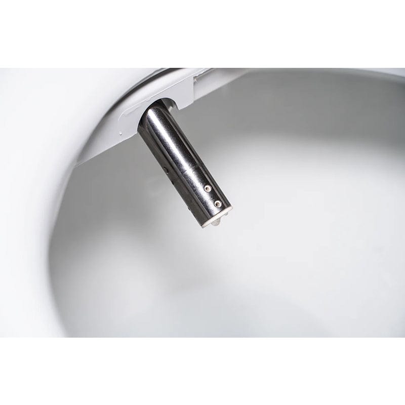 Close-up of stainless steel nozzle on Blooming NB-R1570 Bidet Toilet Seat