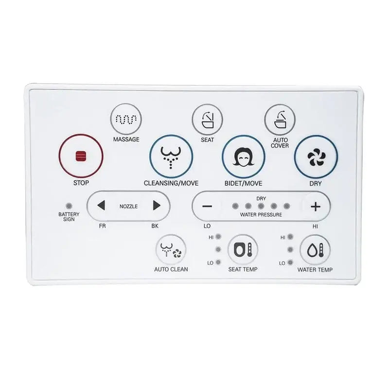 Blooming Bidet R1570 Bidet Seat - Remote control on a white background