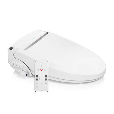 Brondell Swash Bidet Toilet Seat BL97 with wireless remote, heated seat, stainless steel nozzle, and LED nightlight