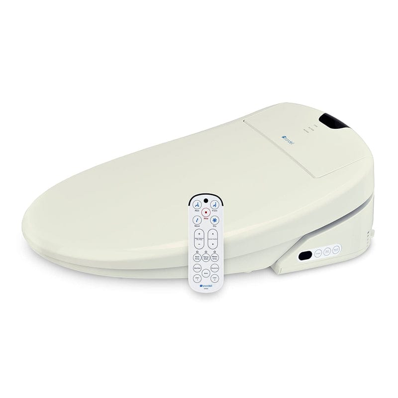 Brondell Swash 1400 Luxury Bidet Toilet Seat in Biscuit with Remote Control