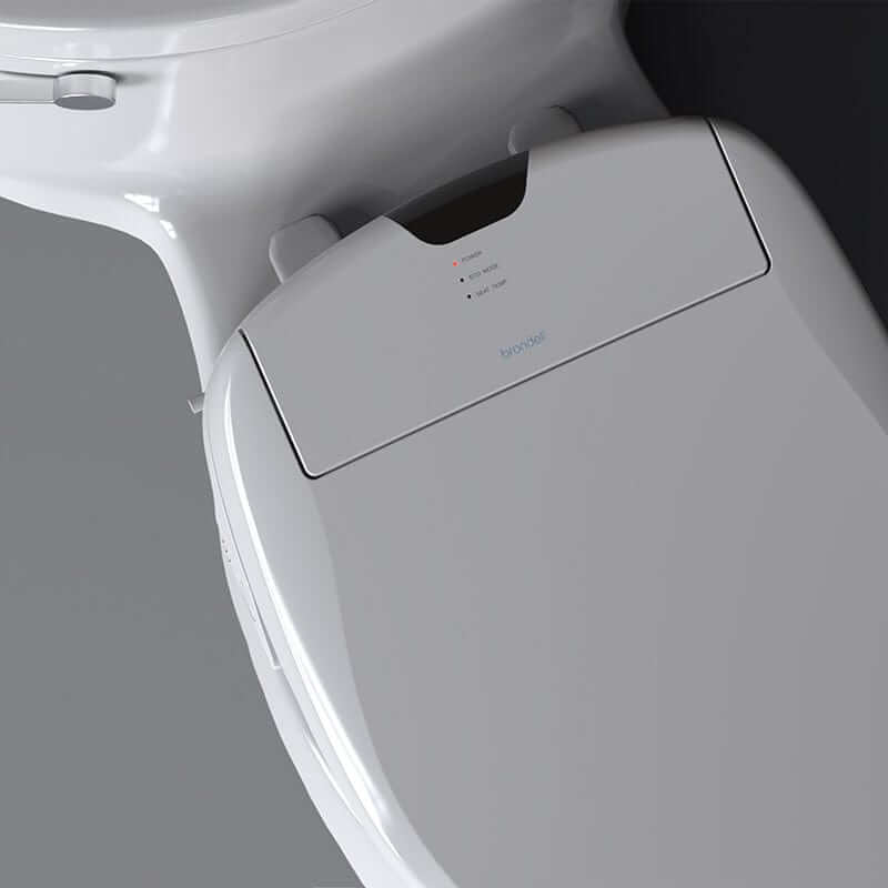 Brondell Swash 1400 Luxury Bidet Seat with dual stainless steel nozzles, heated seat, and LED nightlight for advanced comfort.