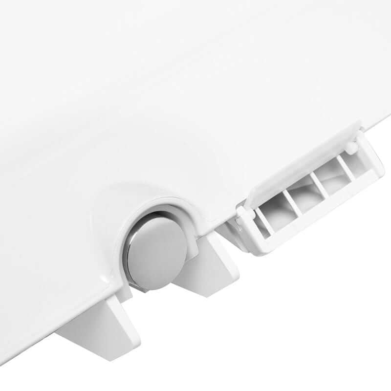 Close-up of Brondell Swash Bidet Toilet Seat EM417 design, showcasing control features and sleek, eco-friendly build.