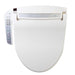 Clean Sense 1500 Bidet Toilet Seat with side-panel controls and on-demand water heating, shown in white with a round seating.