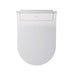 Duravit SensoWash Classic Starck Bidet Seat - Concealed - Top view on a white background