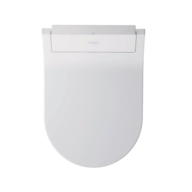 Duravit SensoWash Classic Starck Bidet Seat - Concealed - Top view on a white background