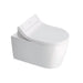 Duravit SensoWash Classic Starck Bidet Seat - External - Installed on a modern toilet on a white background