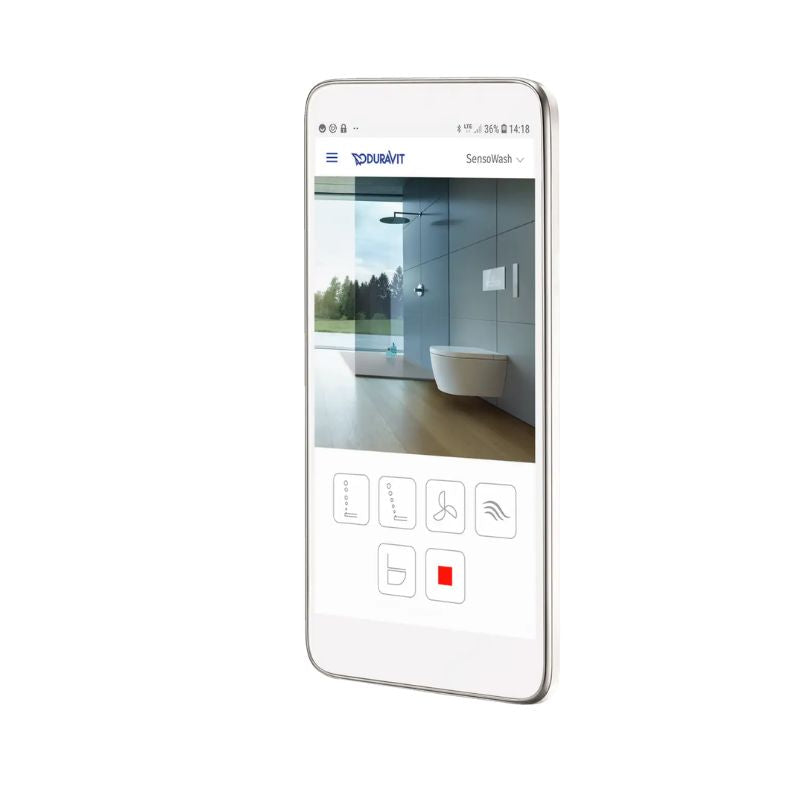 Duravit SensoWash Starck F Smart Bidet Seat - Mobile application
