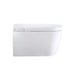 Duravit SensoWash Starck F Lite - A modern toilet with a closed white lid, shown from a three-quarter angle against a plain white background.