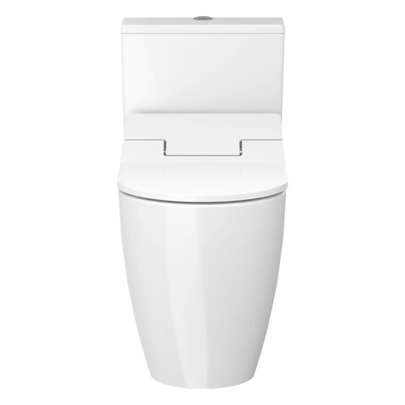 Duravit SensoWash Starck Slim Heated Bidet Seat - Front view on a white background