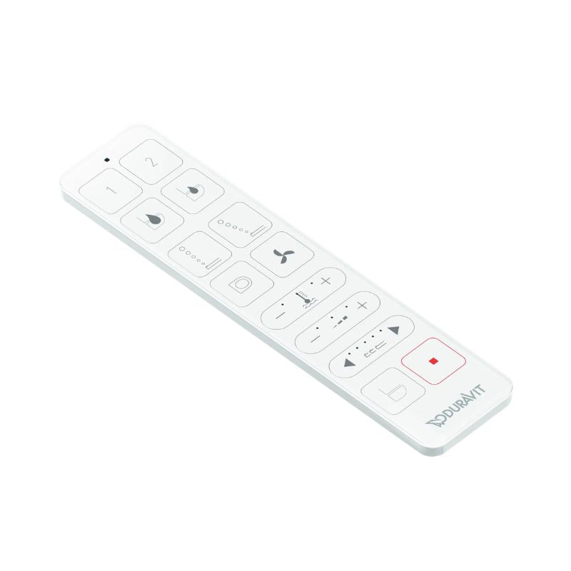 Duravit SensoWash u Smart Bidet Toilet - remote control on a white background