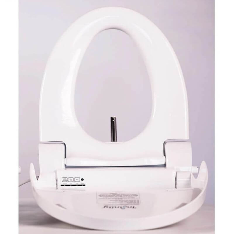 Infinity Eaze Z3 Bidet Seat with self-cleaning stainless steel nozzle and easy remote control for instant warm water and comfort.