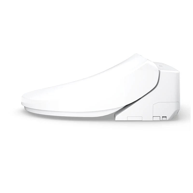 TOTO WASHLET KS2 Bidet Seat - Round seat side view on a white background