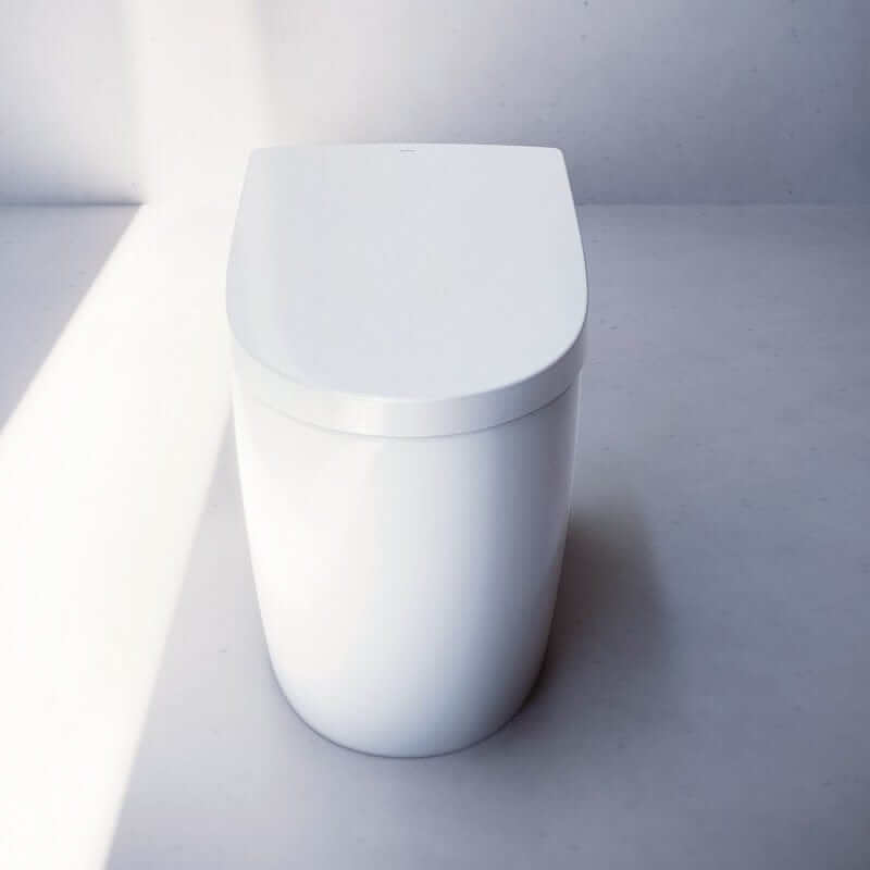 Alt Tag: Sleek modern design of TOTO Neorest AS Bidet Toilet in a minimalist bathroom setting.