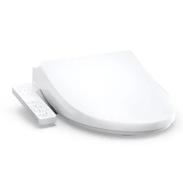 TOTO WASHLET S1 Bidet Seat - Elongated - Corner view on a white background