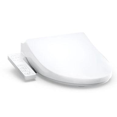 TOTO WASHLET S1 Bidet Seat - Elongated - Corner view on a white background
