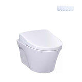 TOTO AP Washlet+ S7 Wall Hung Bidet Toilet with Tornado Flush and CEFIONTECT glaze