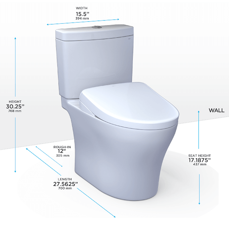 TOTO Aquia IV + S7A Two-Piece - Universal Height